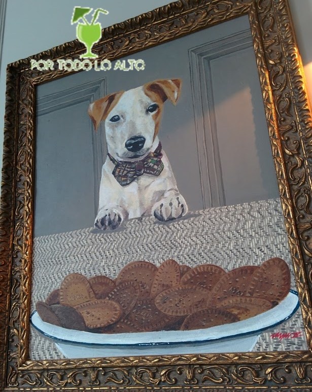 el perro y la galleta